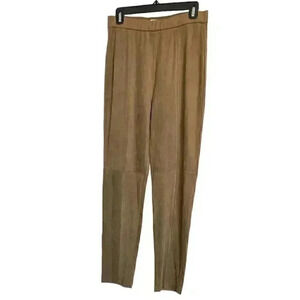 H Halston Faux Suede Pull-On Pant sz S